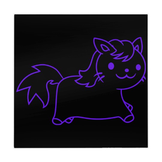 Little Pony Cat Face Little Small Horse Riding Fun Mahjong Mats