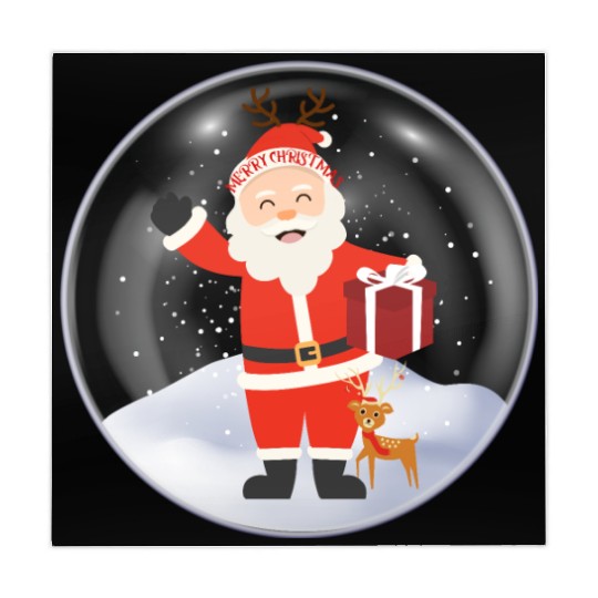 Santa’s Joy: Christmas Snow Globe Mahjong Mats