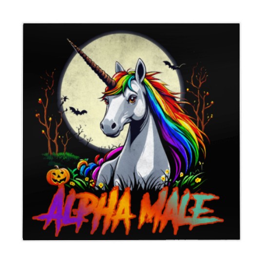 Alpha male LGBT unicorn Halloween 2024 Mahjong Mats