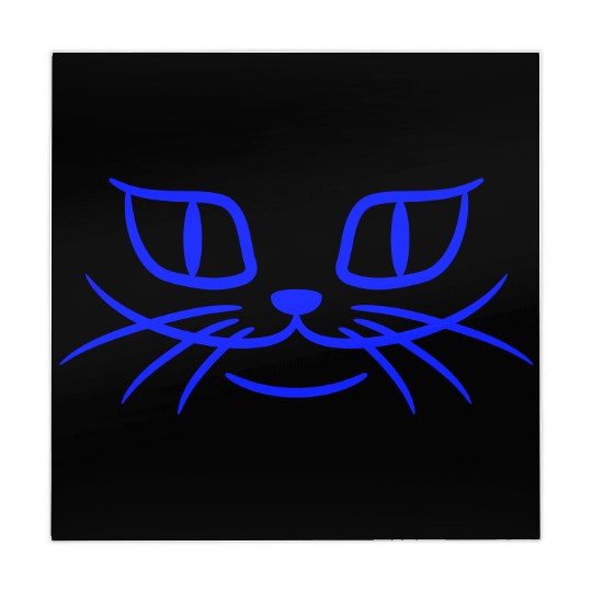 Creepy Cat Eayes Looks Happy Happy Smiling Evil Mahjong Mats