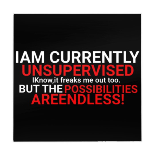 I'm Currently Unsupervised Novelty Graphic Sarcast Mahjong Mats