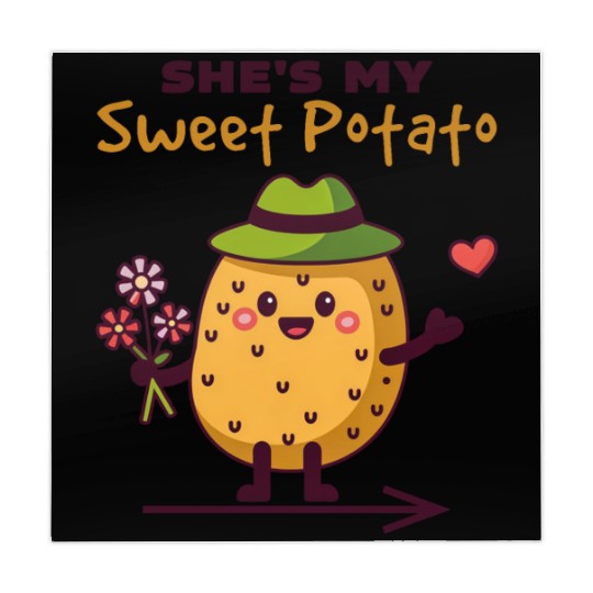 She's My Sweet Potato Funny Matching Couples Mahjong Mats
