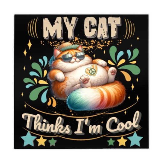 My Cat Thinks I'm Cool Mahjong Mats