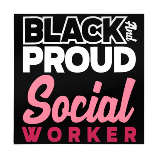 Black And Proud Social Worker Mahjong Mats