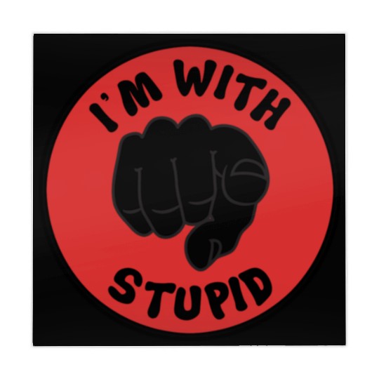 I'm With Stupid Mahjong Mats