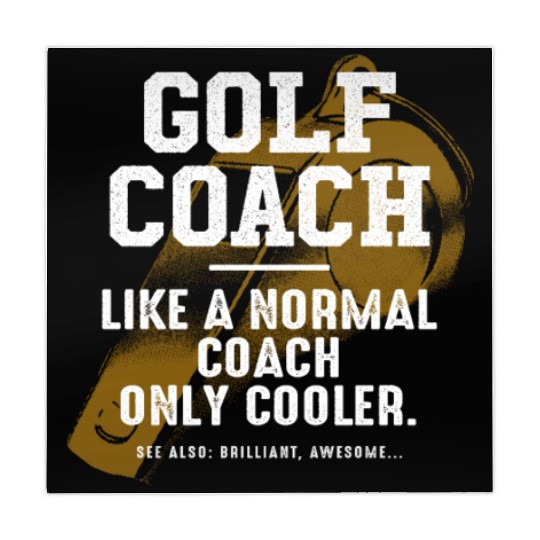 Golf Coach Like a Normal Coach Golfing Coach Funny Mahjong Mats
