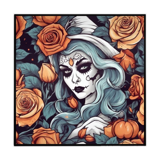 Gothic Day of the Dead Witch Mahjong Mats