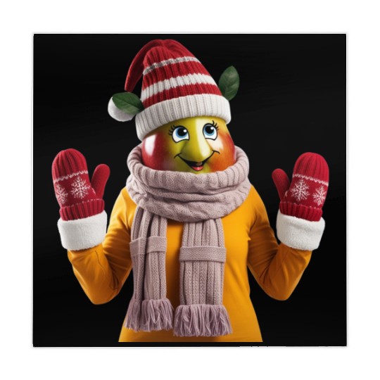 Winter Fruit Character Fun Mahjong Mats