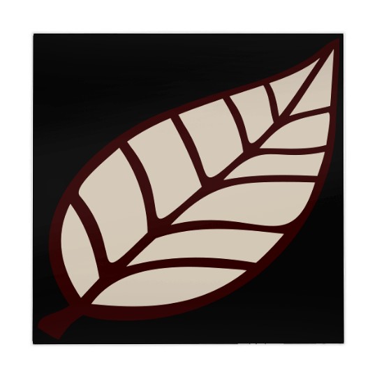 Small Pretty Leaf Brown Autumn Eco Tree Cool Leaf Mahjong Mats