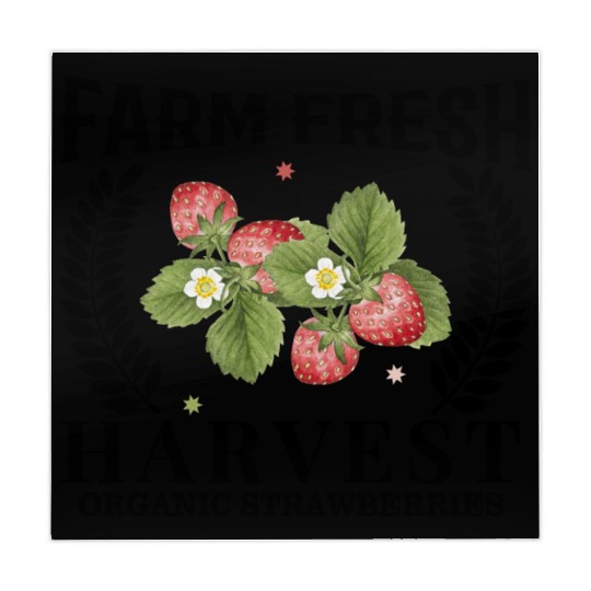 Farm Fresh Harvest, Strawberries Harvest Design Mahjong Mats