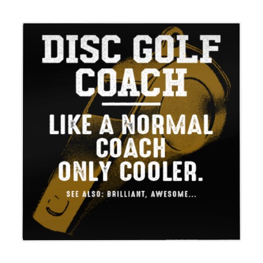 Disc Golf Coach Like a Normal Coach Golfer Funny Mahjong Mats