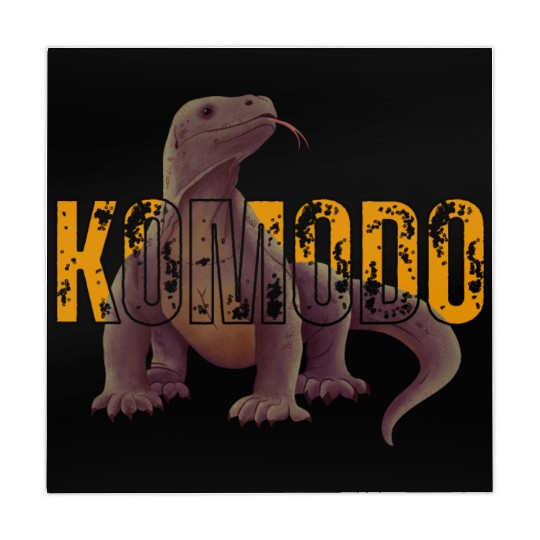 Komodo Dragon Art From Indonesia Mahjong Mats