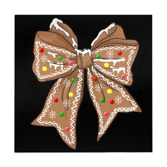 Gingerbread Croquette Bow DTF transfer Mahjong Mats