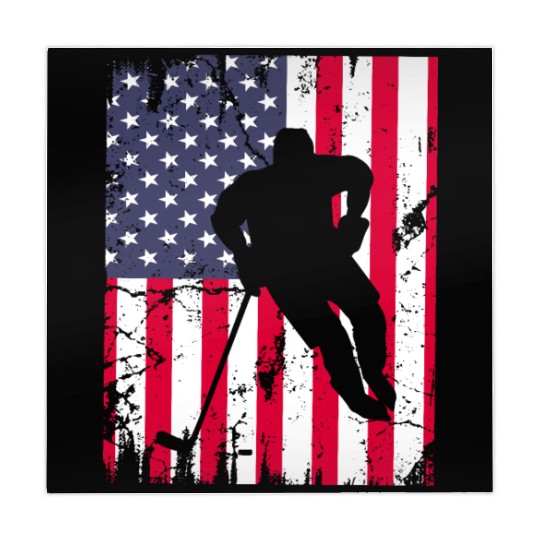 Cute idea American flag hokey lover Mahjong Mats