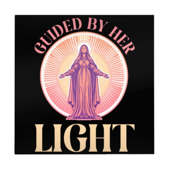 Virgin Mary Guided By Her Light Mahjong Mats