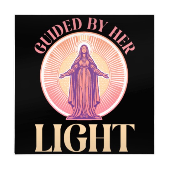 Virgin Mary Guided By Her Light Mahjong Mats