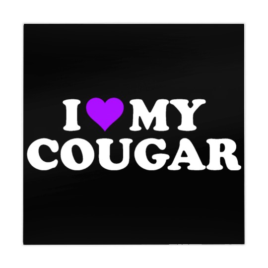 I Love Cougars Cougar Humor Valentine's Day 3BK4 Mahjong Mats