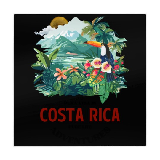 Costa Rica Nature & Macaw Adventure Mahjong Mats