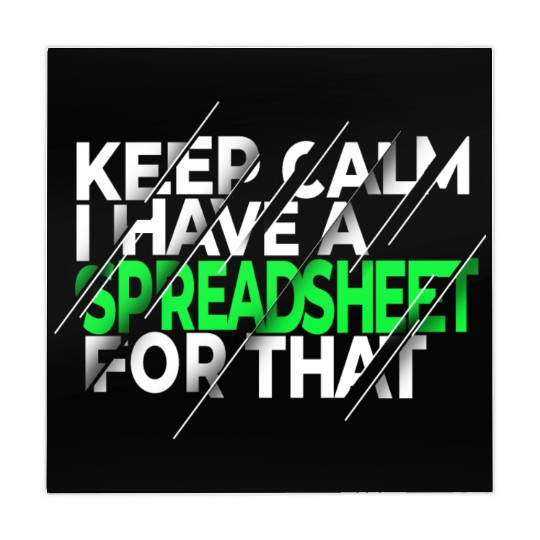 Funny Excel Spreadsheets Lover 3 Mahjong Mats