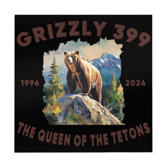 Grizzly 399 1996 - 2024, Queen of the Tetons Mahjong Mats