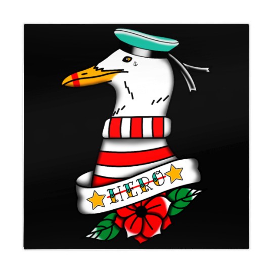 Hero Seagull Tattoo Mahjong Mats