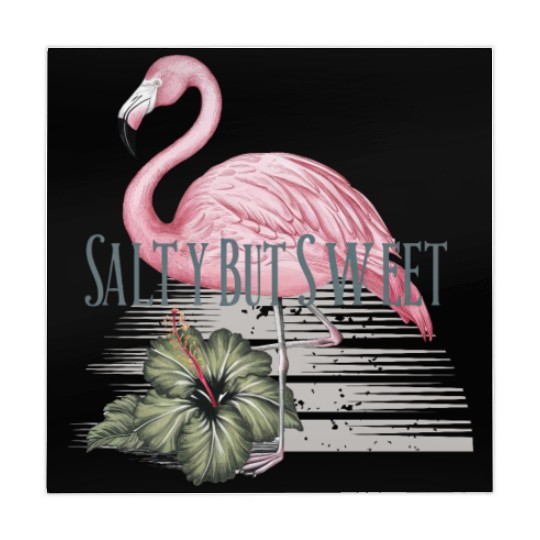 Salty but Sweet - Tropical Flamingo Vibes Mahjong Mats