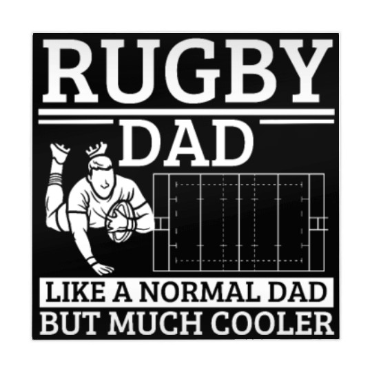 Rugby Dad Father Quote Funny Rugby Player Mahjong Mats