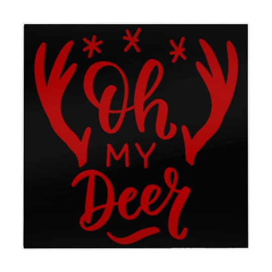 Merry Christmas Reindeer Quote Mahjong Mats