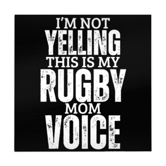 Rugby Mom Voice Funny Women Mother Rugby Mahjong Mats