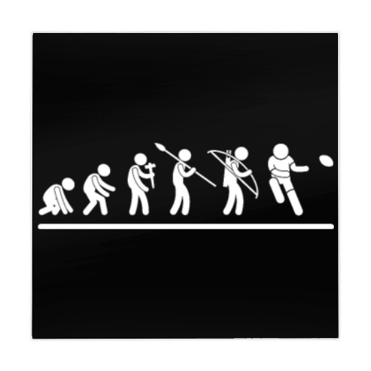 Rugby Player Evolution Funny Rugby Mahjong Mats