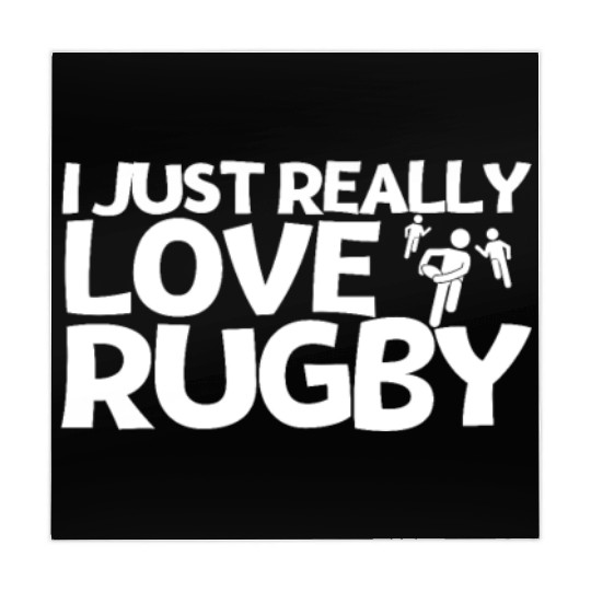 Rugby Player I Just Really Love Rugby Mahjong Mats