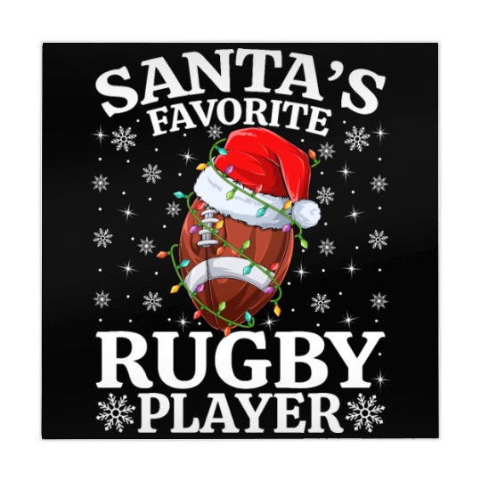 Santa's Favorite Rugby Player Mahjong Mats