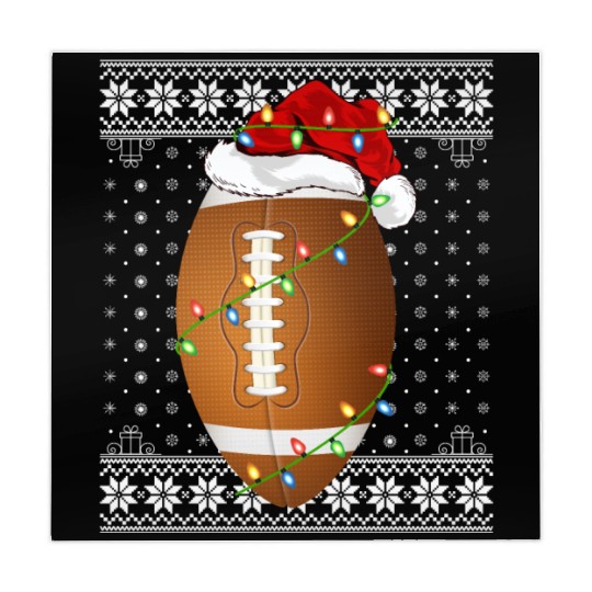 Rugby Player Ugly Christmas Mahjong Mats