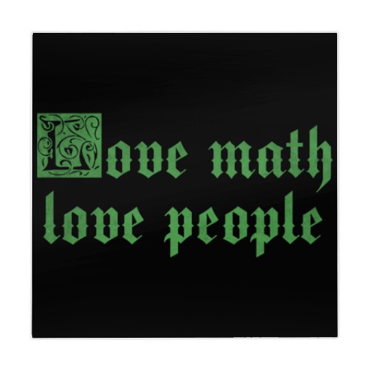 Love math love people Mahjong Mats