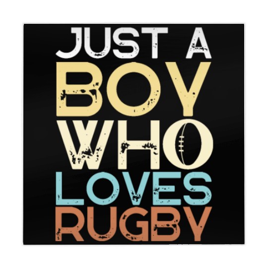Rugby Player Just A Boy Who Loves Rugby Mahjong Mats