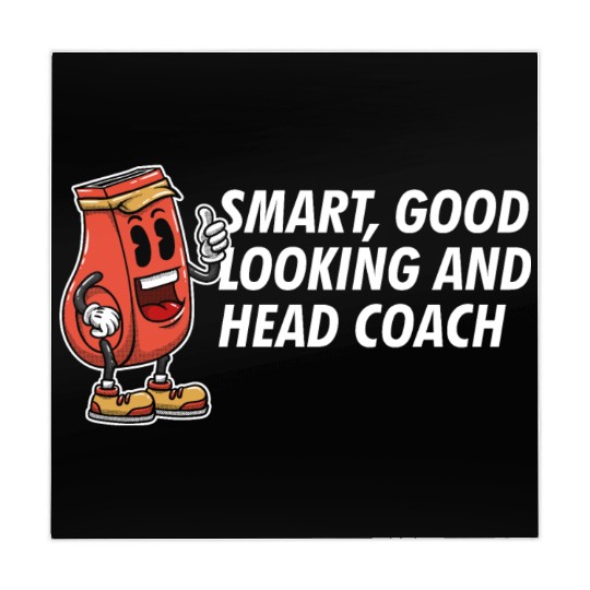 Smart Good Looking Head Coach Funny Coaching Humor Mahjong Mats