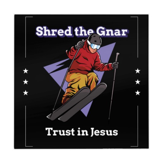 "Shred the Gnar, Trust in Jesus" Mahjong Mats