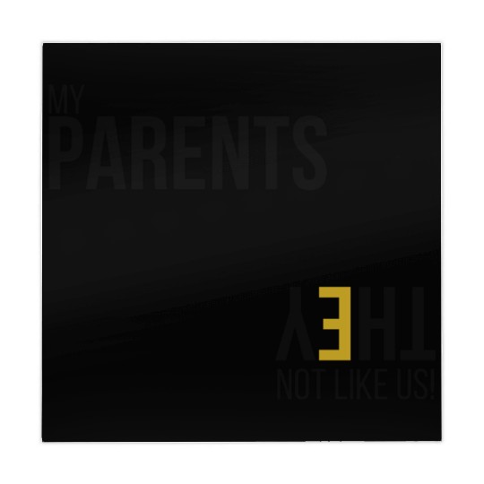 My Parents Not like us - Blk Mahjong Mats