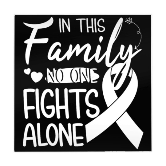 No one fights alone Lung Cancer Awareness Month Mahjong Mats