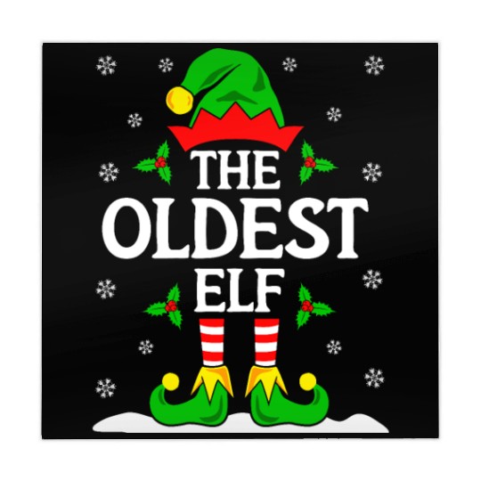 The Oldest Elf Funny Christmas Mahjong Mats