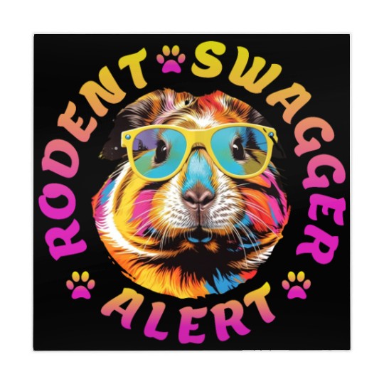 RODENT SWAGGER ALERT - FUNNY GUINEA PIG LOVER GIFT Mahjong Mats