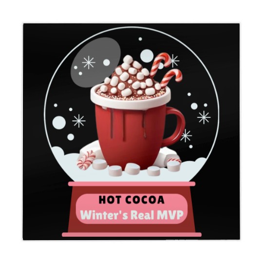 Hot Cocoa, Winter's Real MVP – Cozy Snow Globe Mahjong Mats