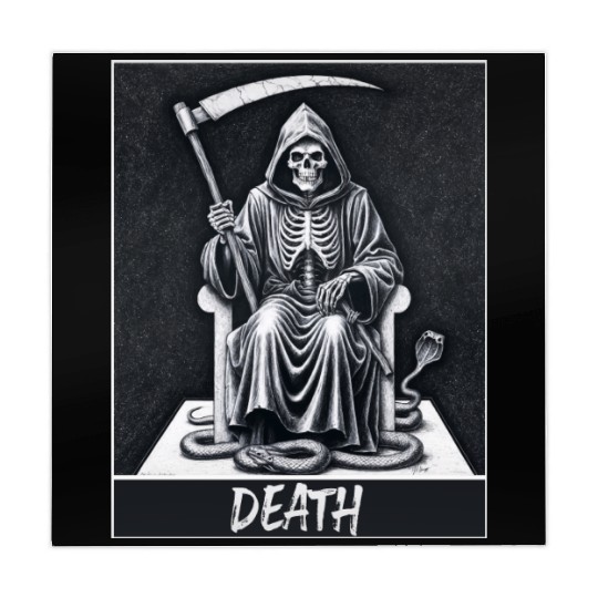 Tarot card death skeleton Magic Mahjong Mats