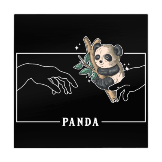 Michelangelo Creation of Adam Panda Friend Lover Mahjong Mats