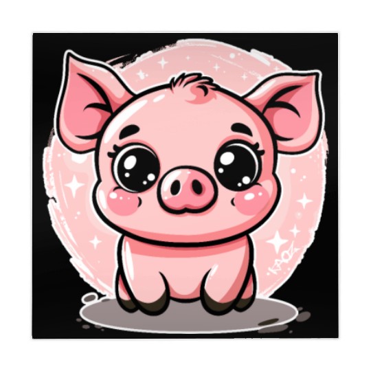 Cute Little Piggy Piglet Mahjong Mats