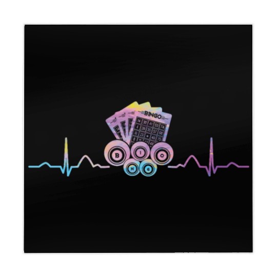Bingo Cards Heartbeat EKG Bingo Mahjong Mats