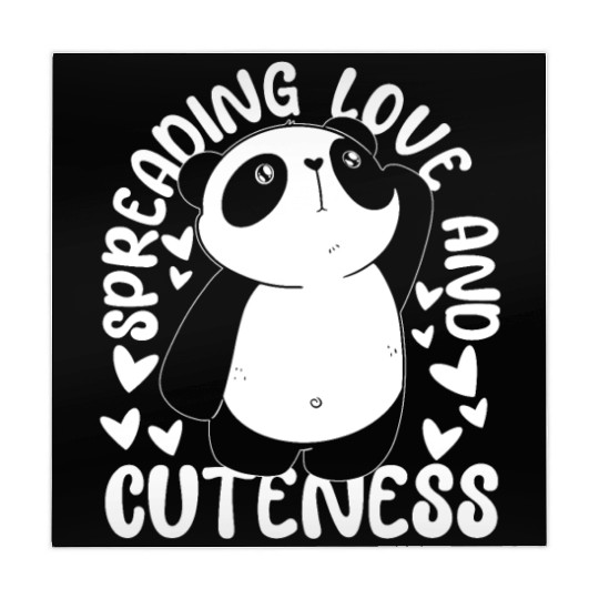 Spreading Love And Cuteness Panda Bear Friend Mahjong Mats