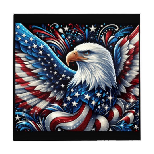 Patriotic Eagle Mahjong Mats