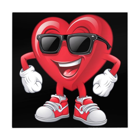 Flossing Heart Mahjong Mats Boys Floss Dance Valentines