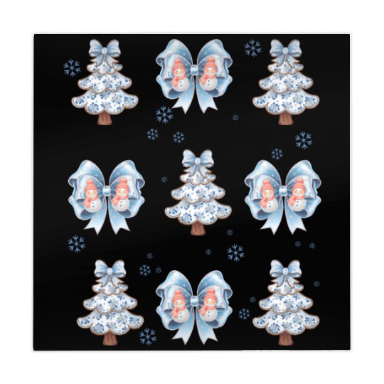 Christmas Coquette Bow, Merry Christmas Mahjong Mats